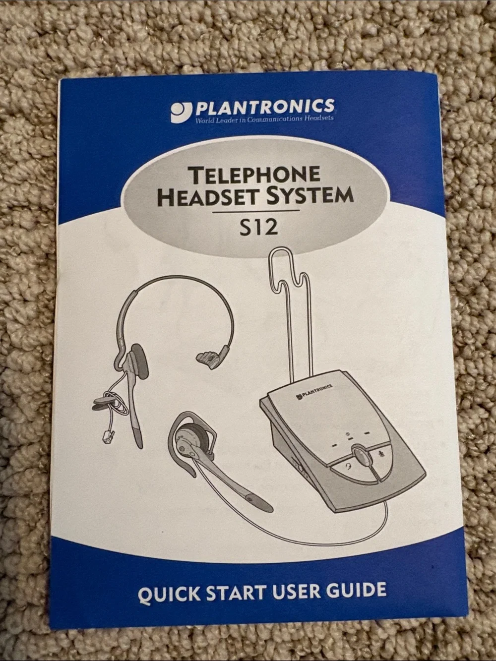 Plantronics S12 Telephone Headset System